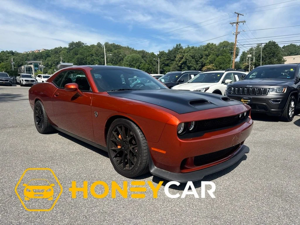 Certified Used 2021 Orange Dodge SRT Hellcat Redeye image 1