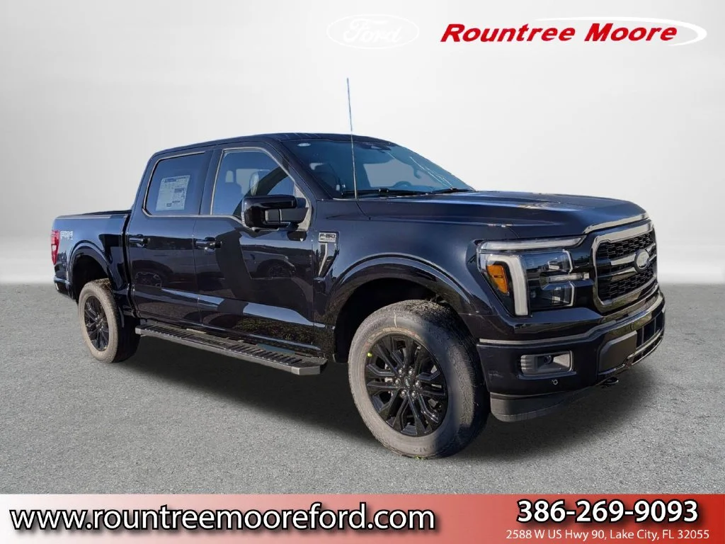 New 2026 Agate Black Metallic Ford Lariat® image 1