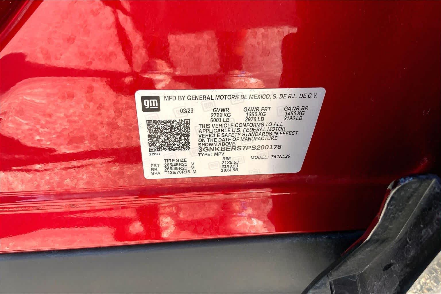 Used 2023 Radiant Red Tintcoat Chevrolet RS image 30