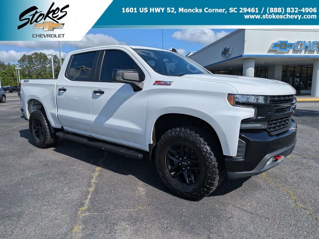 Used 2021 White Chevrolet LT Trail Boss image 1