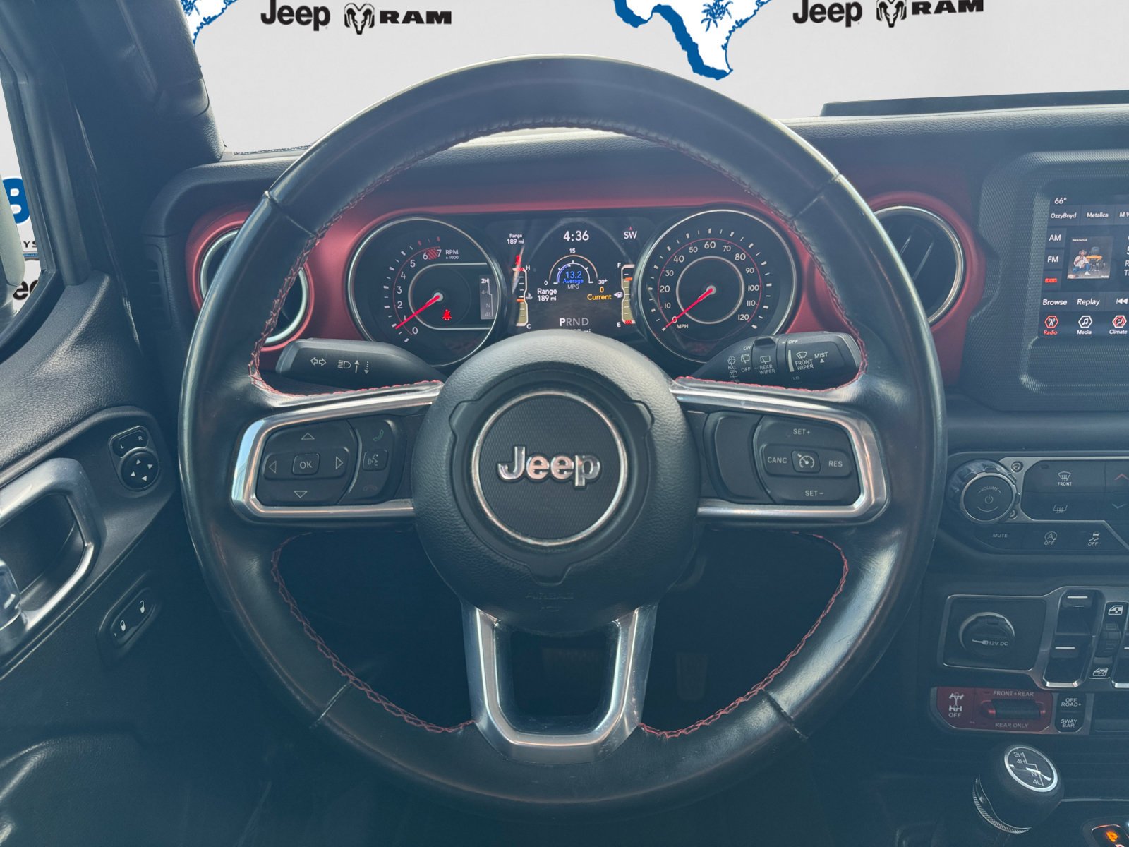 Used 2021 Black Clearcoat Jeep Unlimited Rubicon image 13