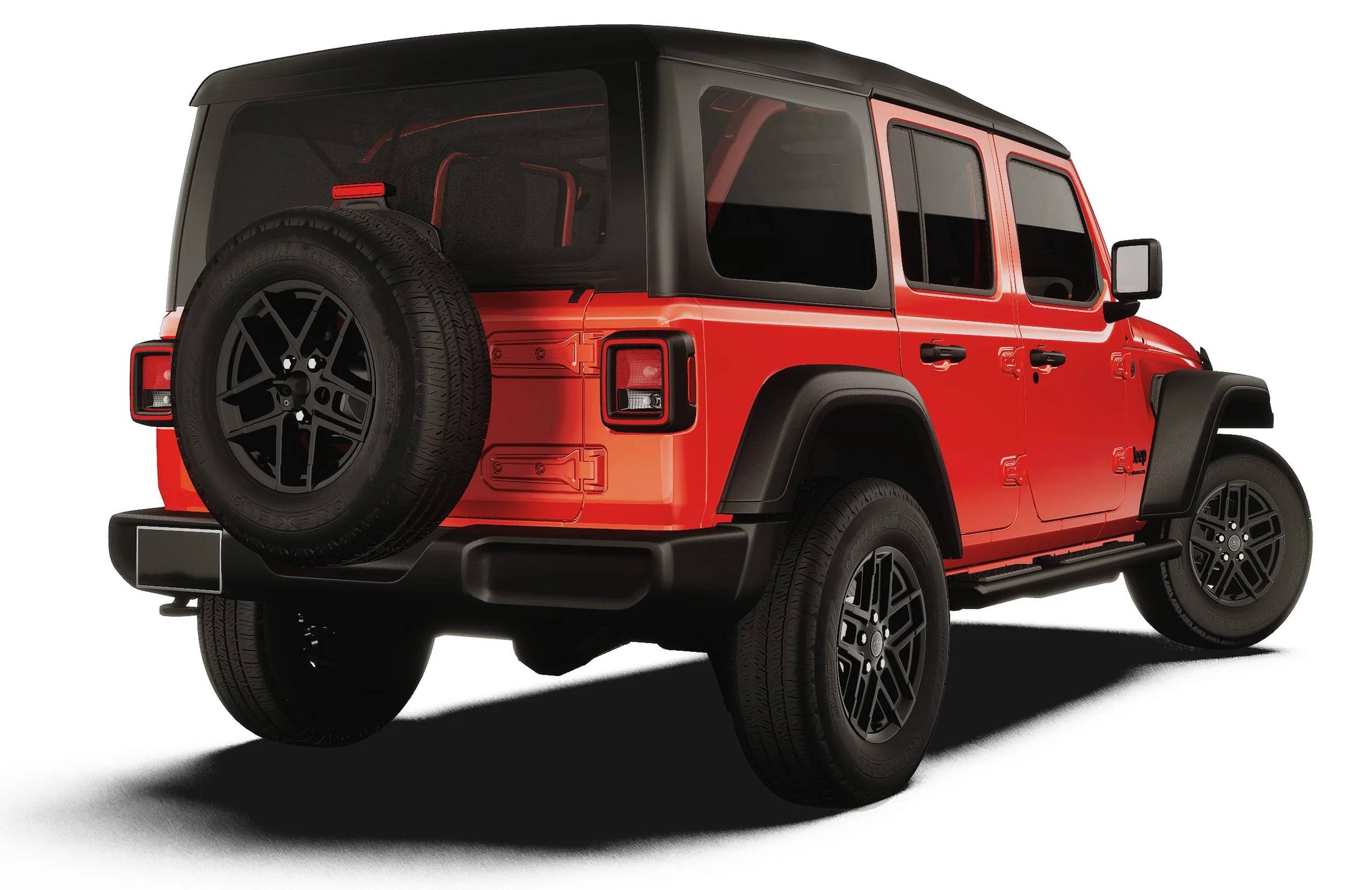 New 2027 Firecracker Red Clear-Coat Paint Jeep Sport S image 2