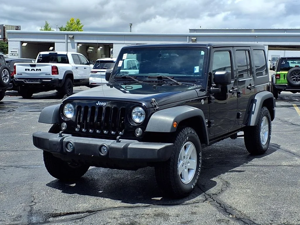 Certified Used 2017 Black Jeep Unlimited Sport image 2