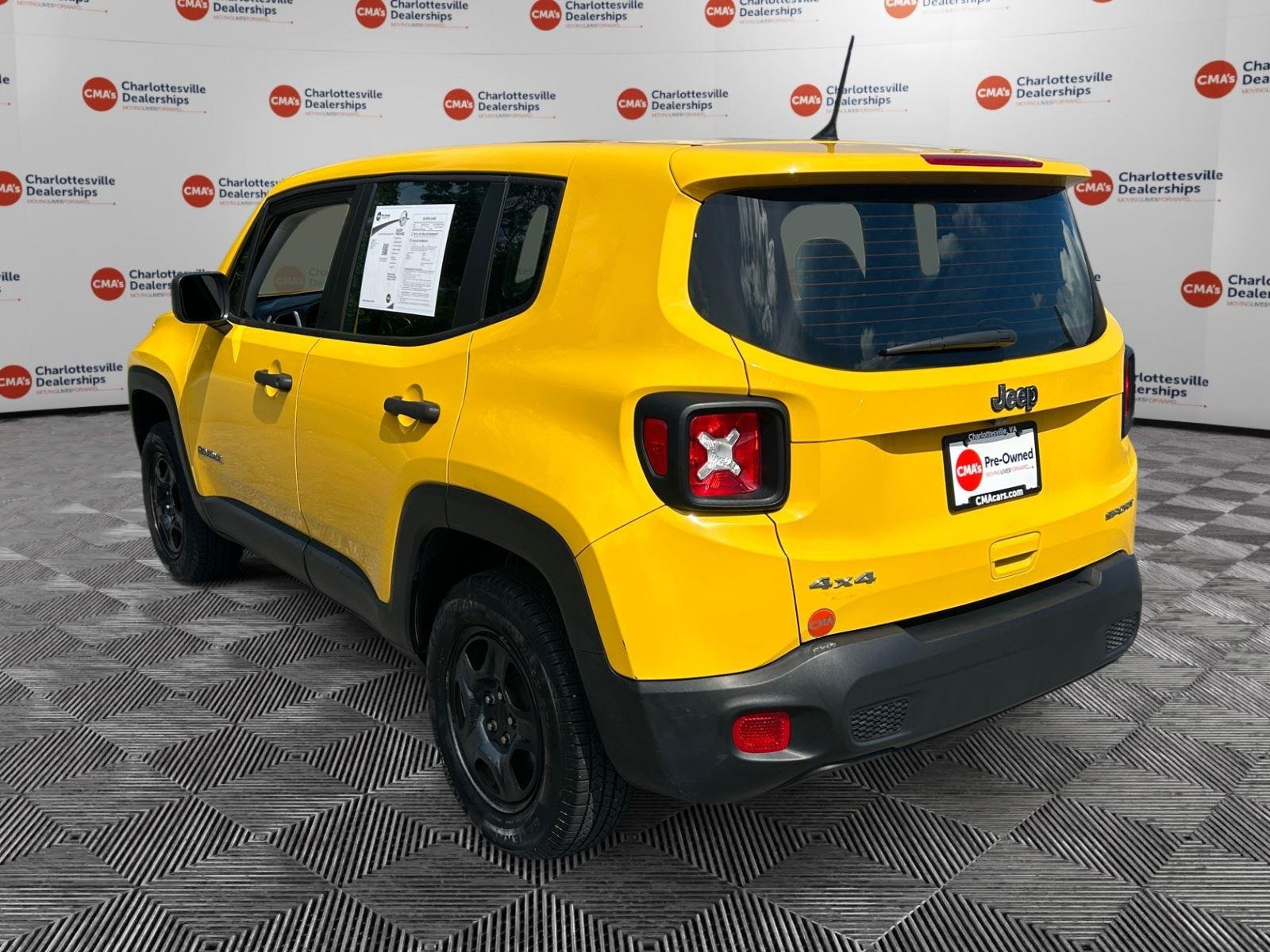 Used 2019 YELLOW JEEP SPORT image 3
