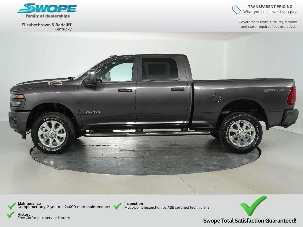 New 2026 Granite Crystal Metallic Clearcoat RAM Big Horn image 6