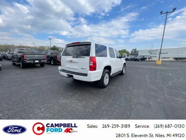 Used 2013 Chevrolet Tahoe Hybrid with VIN 1GNSCDEJ6DR194938 for sale in Niles, MI
