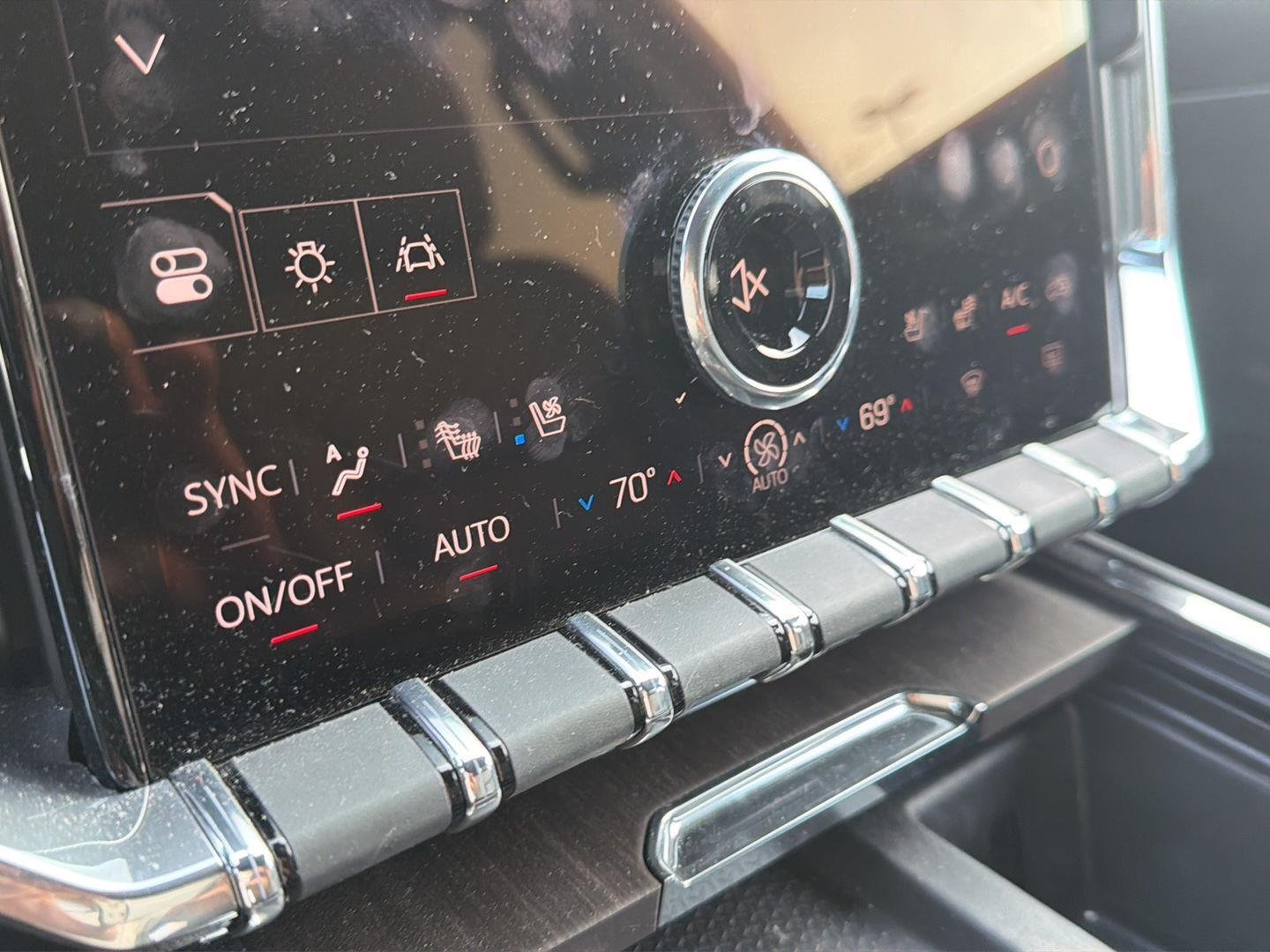 Used 2024 Volcanic Red Tintcoat GMC AWD Denali image 12