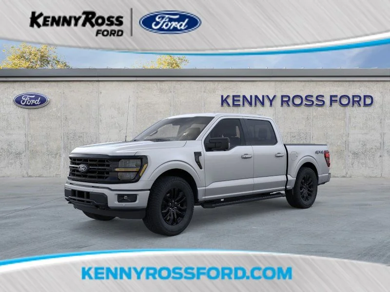 New 2026 Iconic Silver Metallic Ford XLT image 1