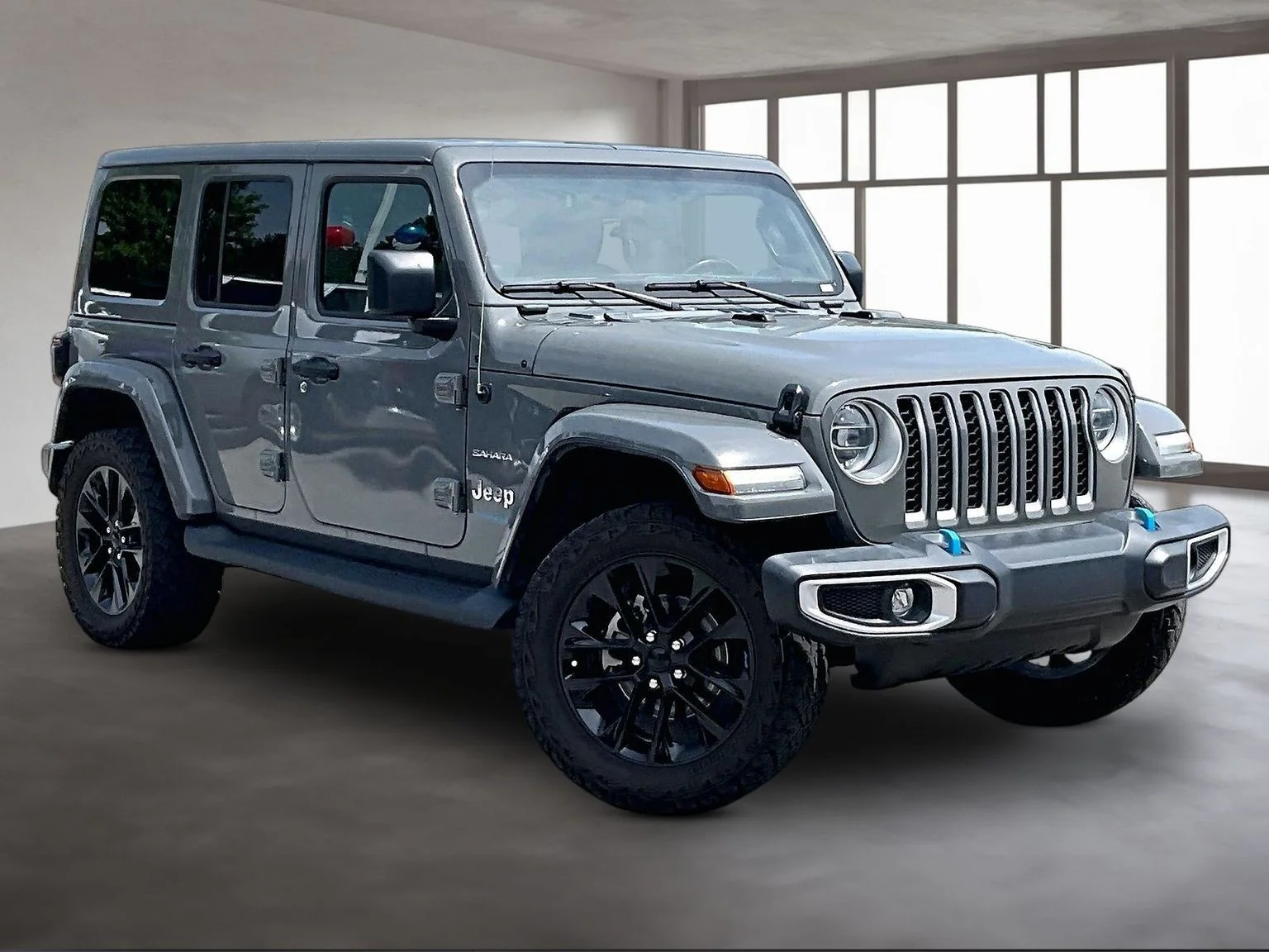 Used 2022 Gray Jeep Unlimited Sahara 4xe image 13