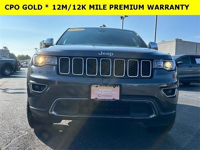 Certified 2020 Jeep Grand Cherokee Limited with VIN 1C4RJFBG6LC143121 for sale in Xenia, OH