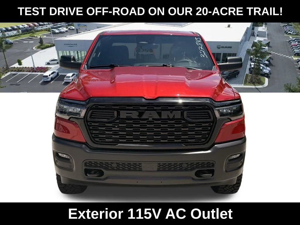 New 2026 Molten Red Pearl-Coat Exterior Paint RAM Warlock image 9