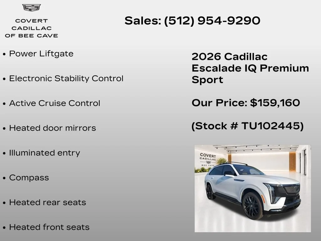 2026 Cadillac Escalade IQ Premium Sport - Photo 13