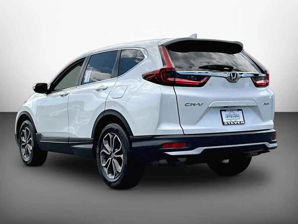 Certified Used 2021 Platinum White Pearl Honda EX image 4