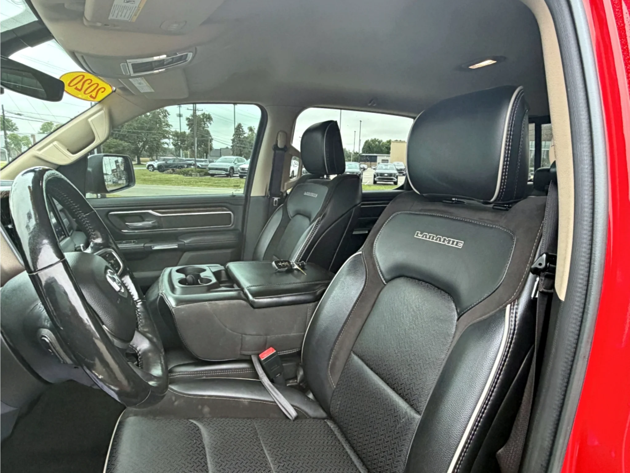 Used 2020 Flame Red Clearcoat Ram Laramie image 21