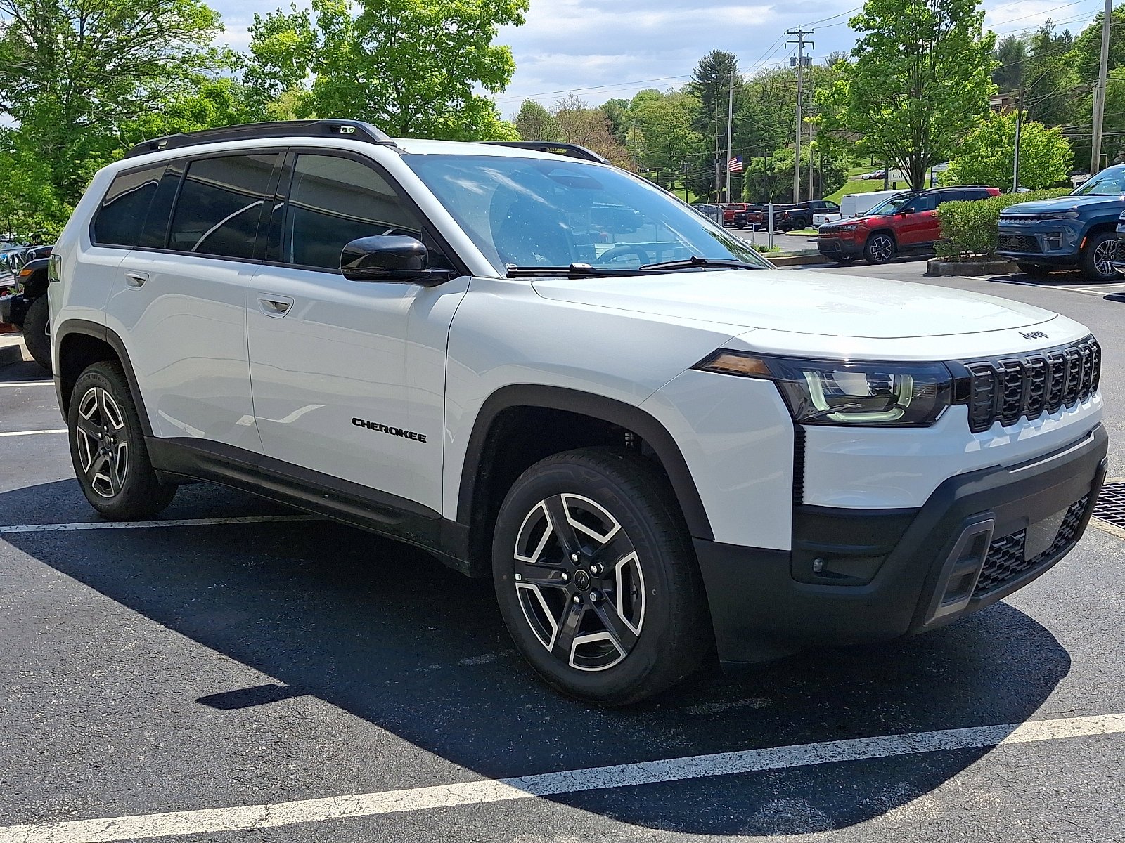 New 2026 Bright White Clear-Coat Exterior Paint Jeep Limited image 2