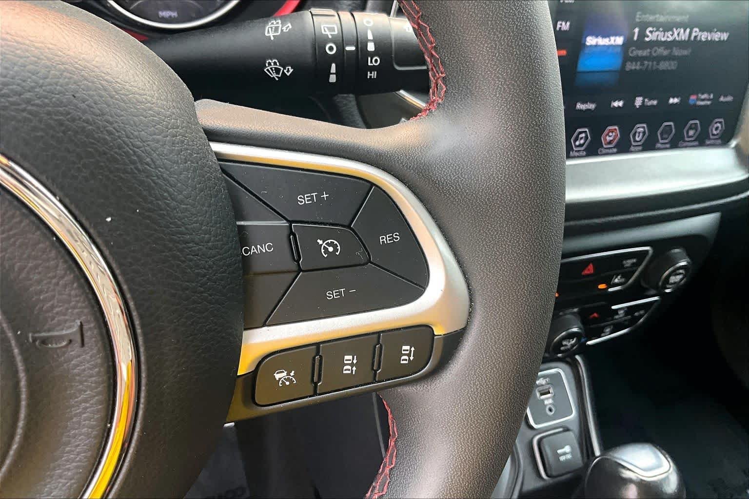 Used 2021 Velvet Red Pearlcoat Jeep Trailhawk image 23