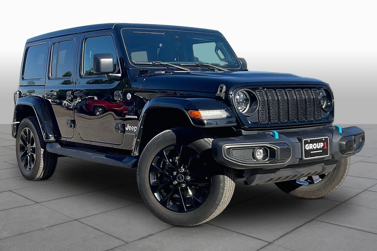 Used 2024 Black Clearcoat Jeep Sahara image 3