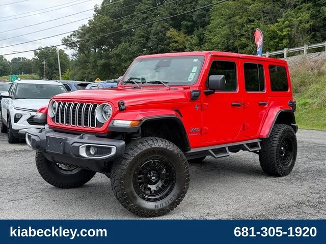 Used 2025 Red Jeep Sahara 4xe image 2