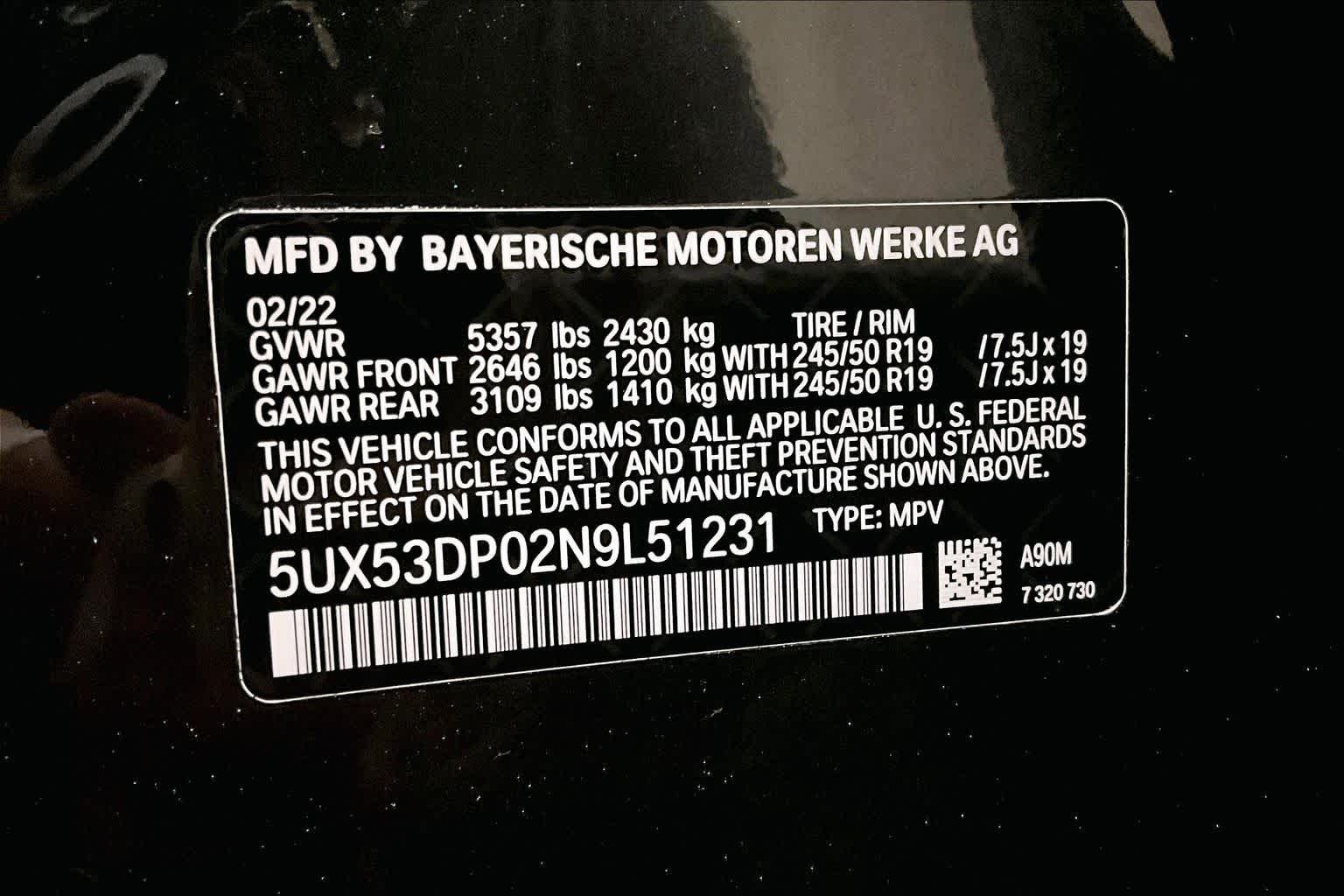 Used 2022 Dark Graphite Metallic BMW xDrive30i image 33