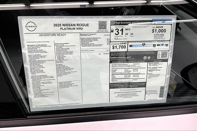 2025 Nissan Rogue Platinum - Photo 39
