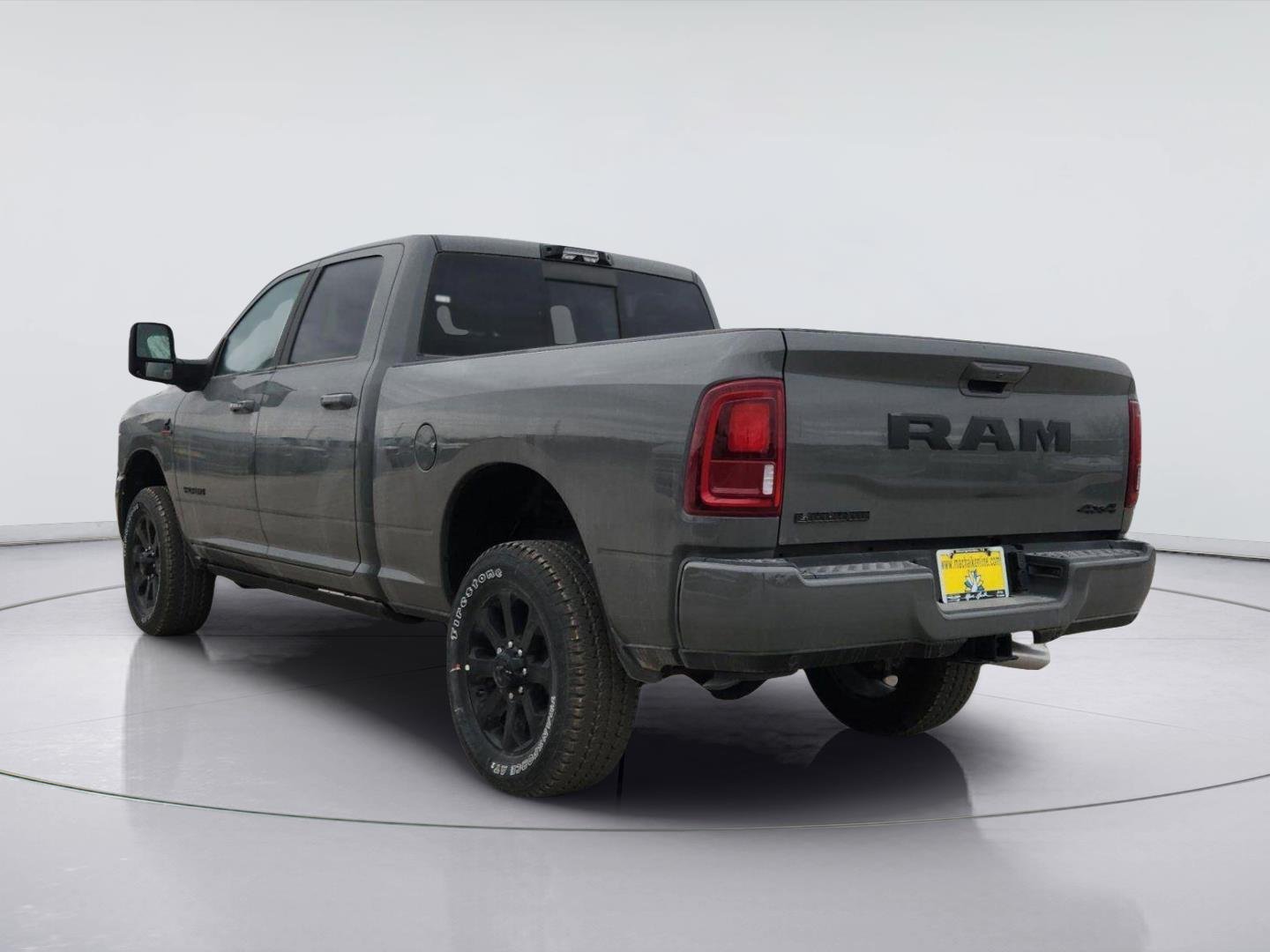 New 2026 Ceramic Gray Clear-Coat Exterior Paint RAM Laramie image 3