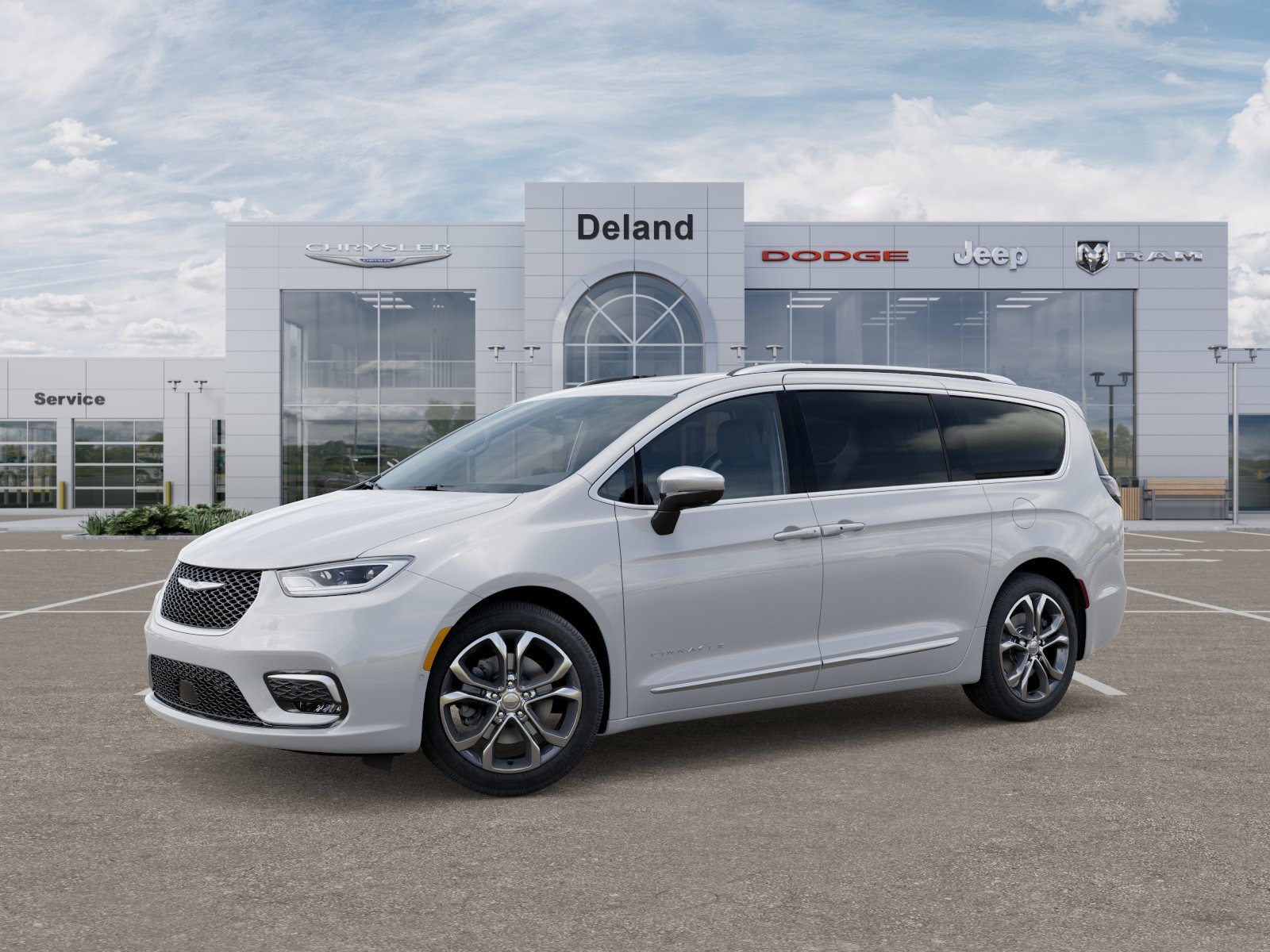 New 2026 Bright White Clear-Coat Exterior Paint Chrysler Pinnacle image 31