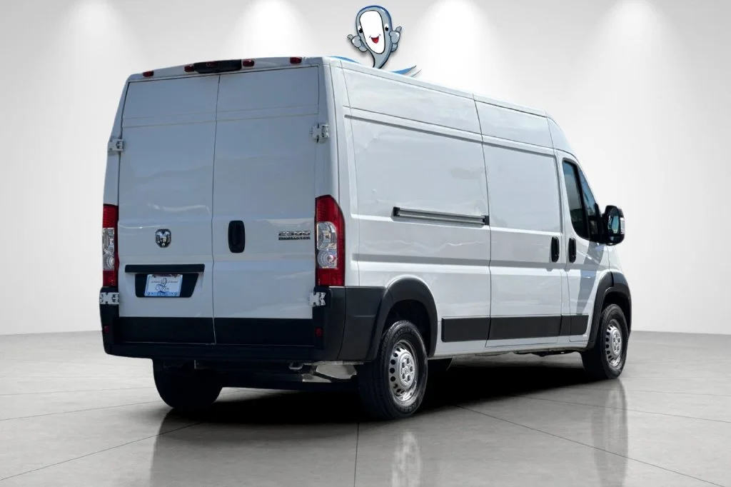 Used 2025 Bright White Clearcoat Ram High Roof image 4