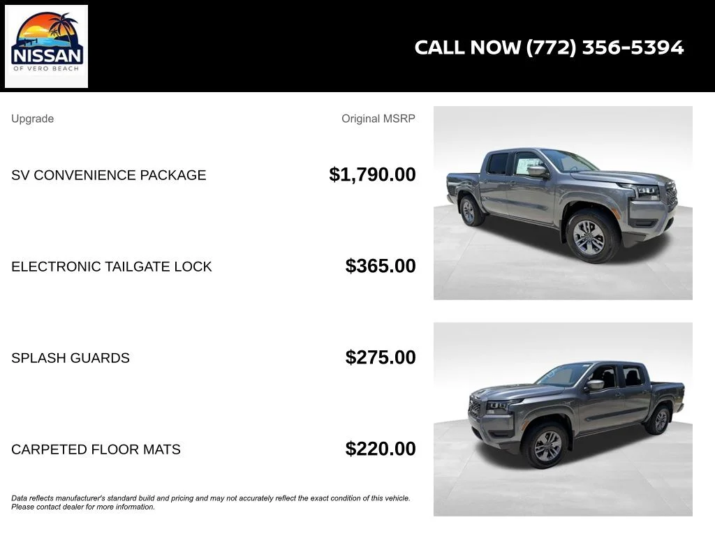 New 2026 Gun Metallic Nissan Crew Cab SV image 6