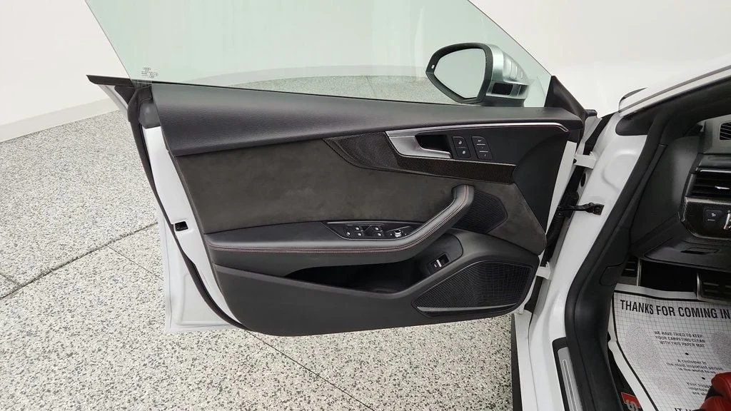 Used 2019 Glacier White Metallic Audi Premium Plus 3.0 TFSI quattro w/ B&O Sound & Magma Red Leather image 15