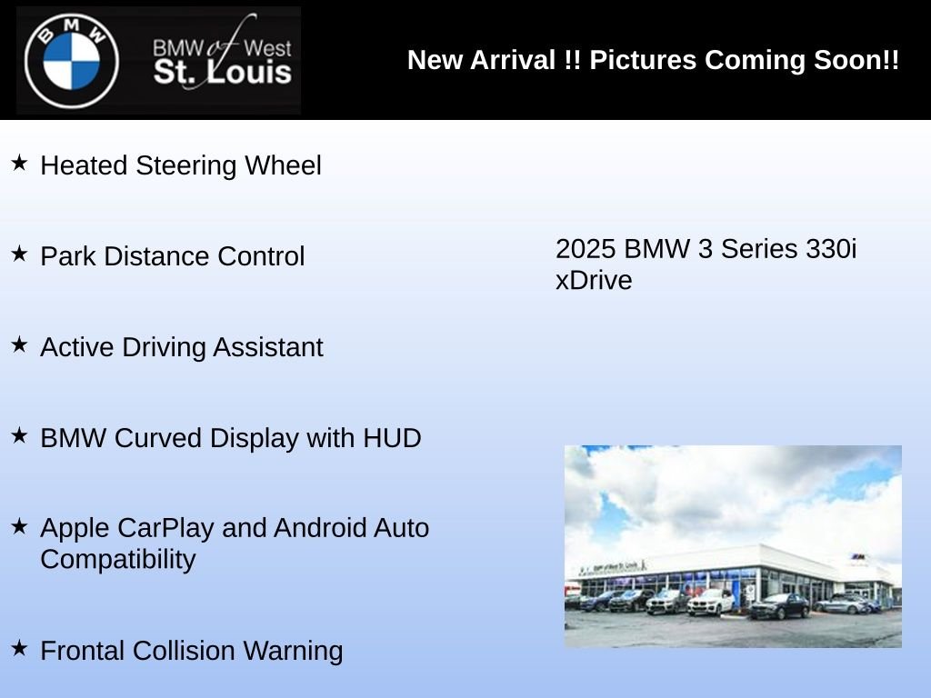 Used 2025 Blue BMW 330i xDrive image 4
