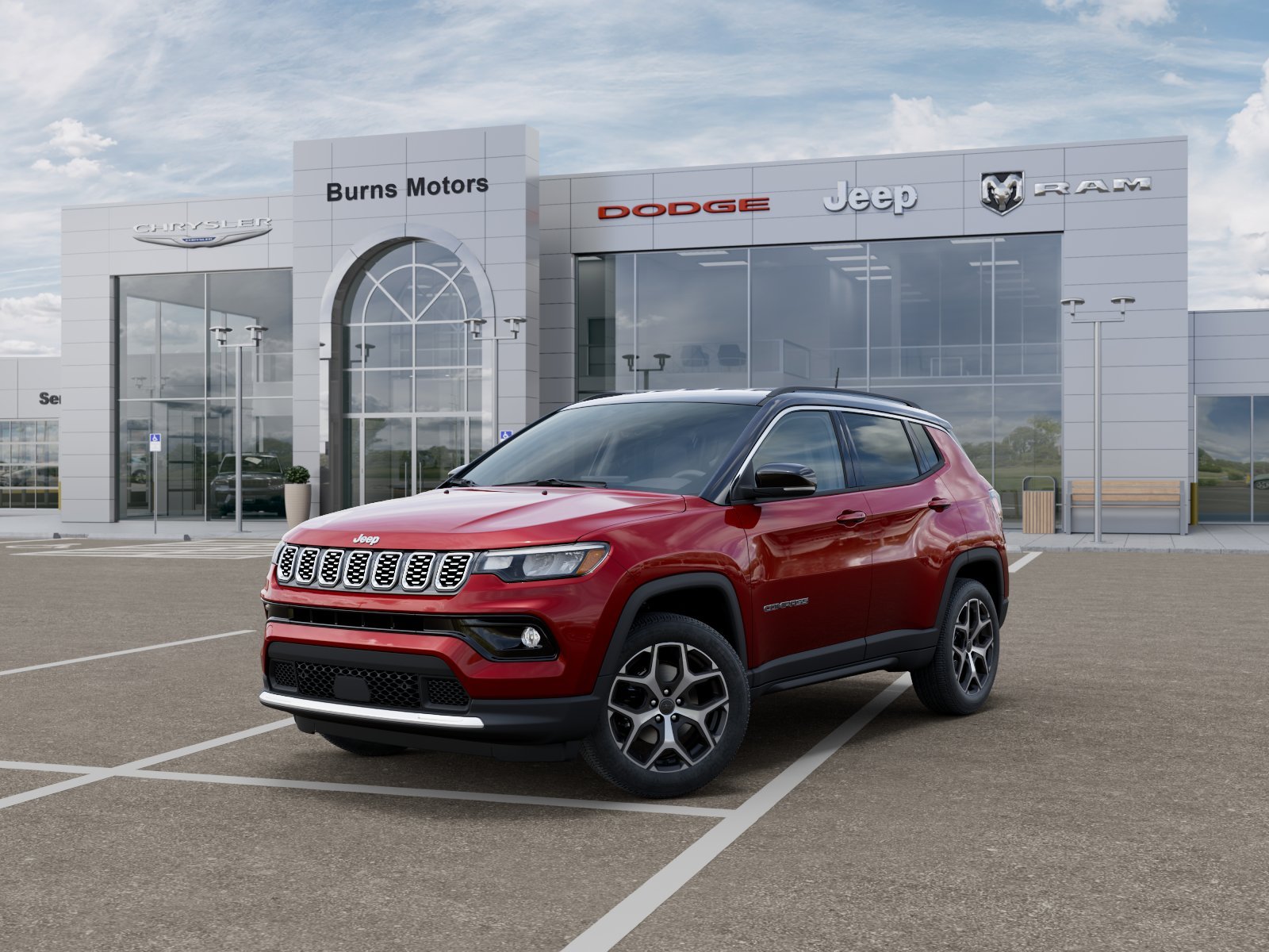 New 2026 Red Hot Pearl-Coat Exterior Paint Jeep Limited image 27