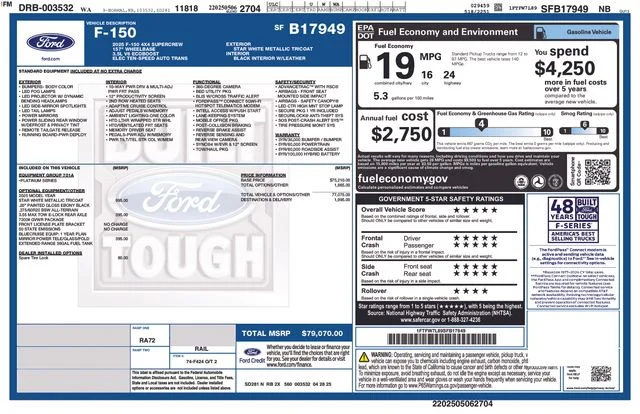 New 2025 Star White Metallic Tri-Coat Ford Platinum image 33