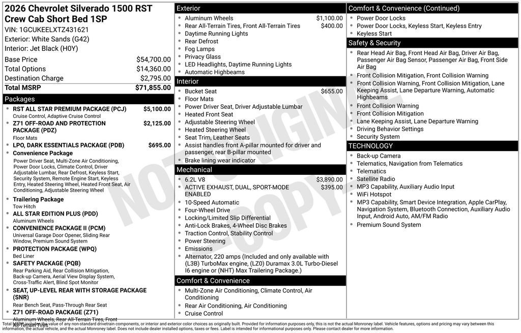 2026 Chevrolet Silverado 1500 RST - Photo 2