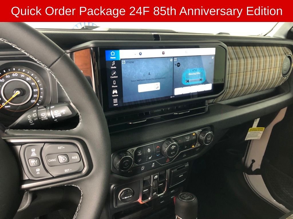 New 2026 Bright White Clearcoat Jeep 85th Anniversary Edition image 3