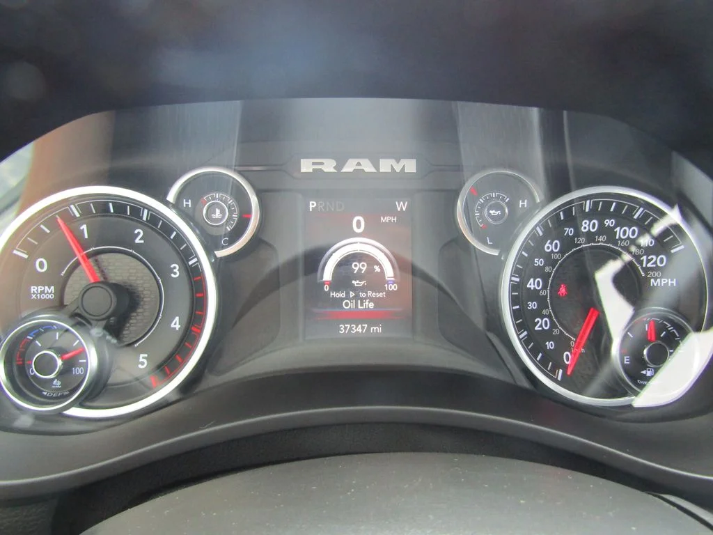 Used 2022 Granite Crystal Clearcoat Metallic Ram Big Horn image 21