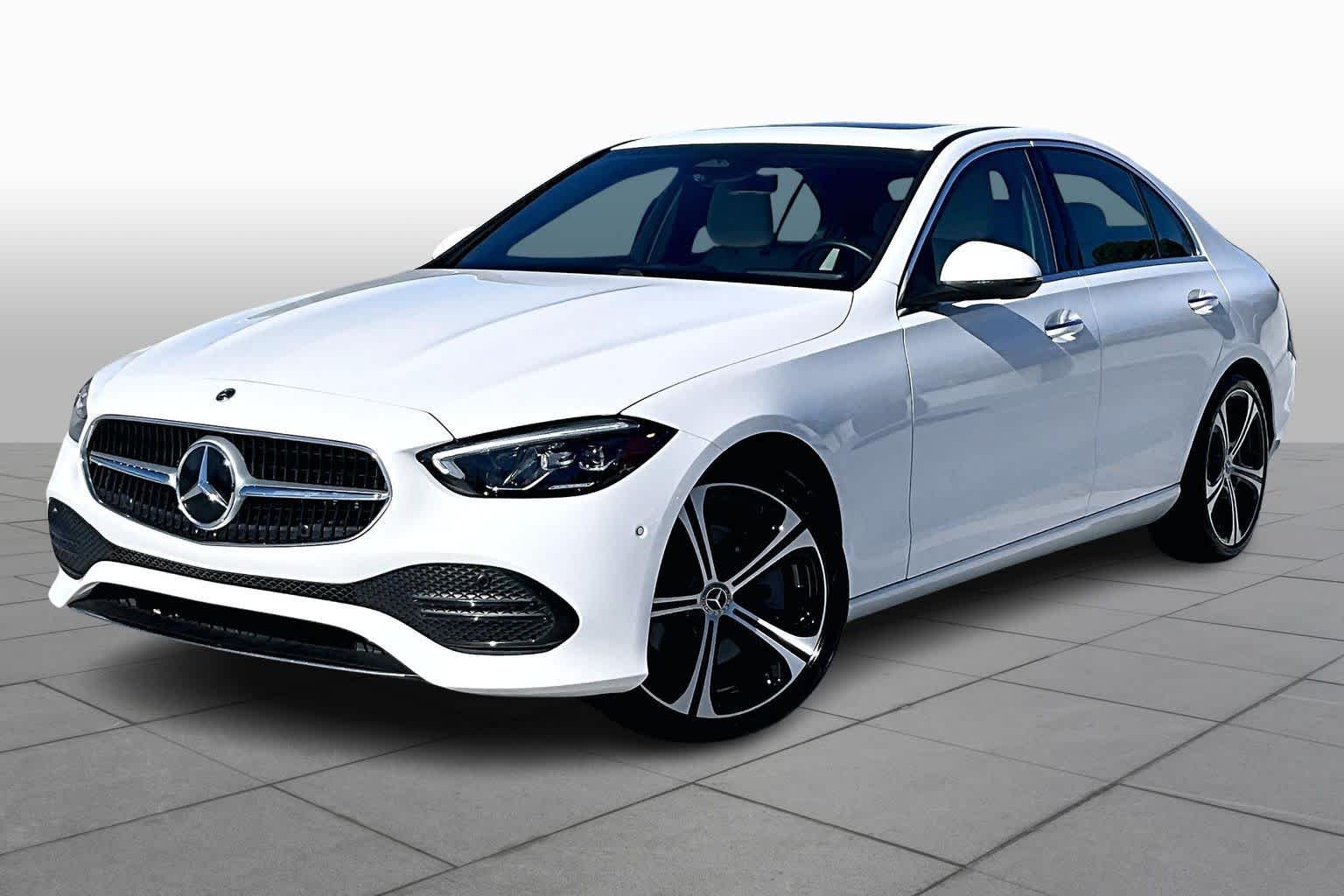 Polar White 2024 Mercedes-Benz C-Class C 300 RWD Sedan Rear-Wheel Drive 9-Speed Automatic