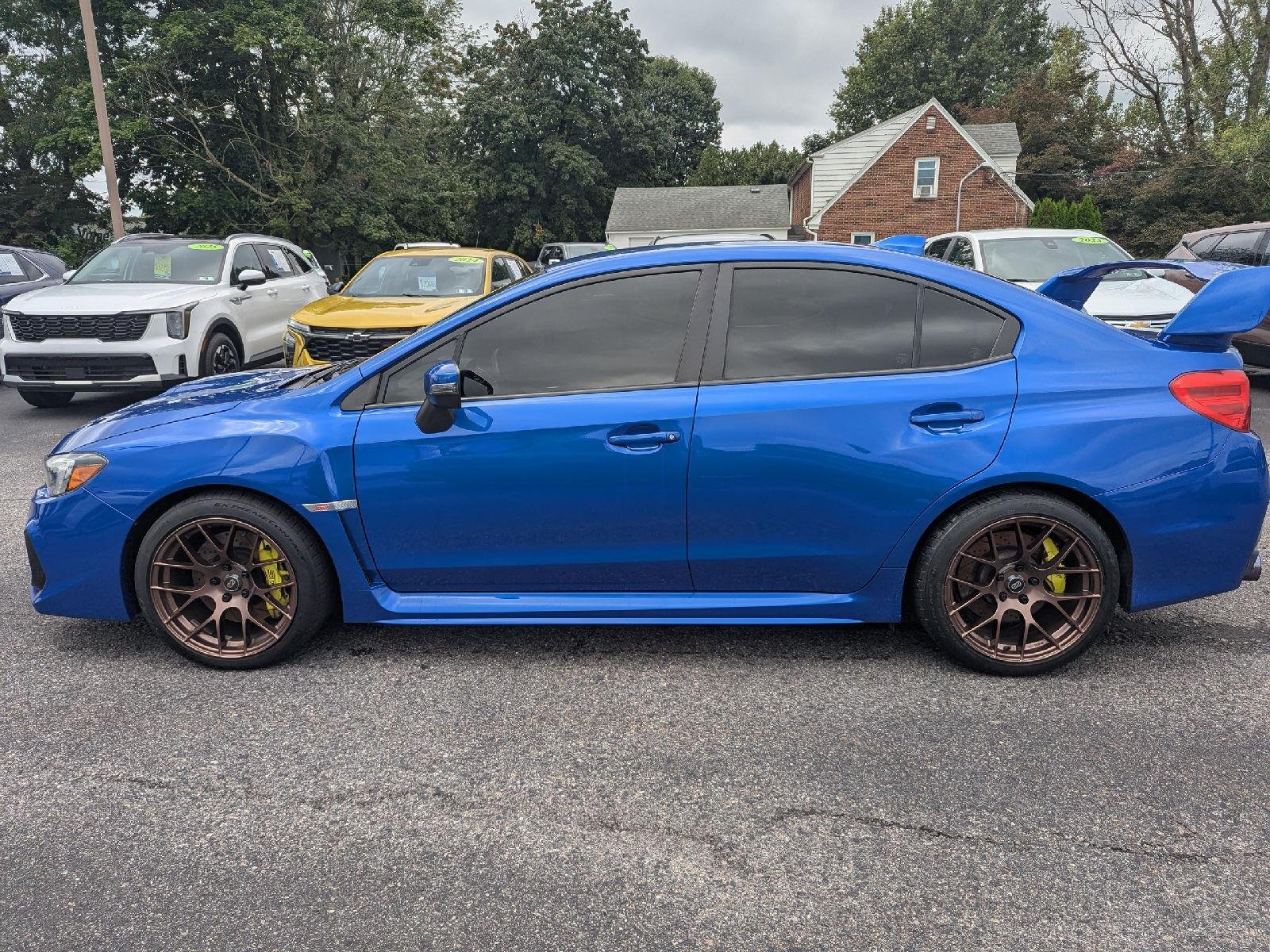 Used 2020 WR Blue Pearl Subaru STI image 4