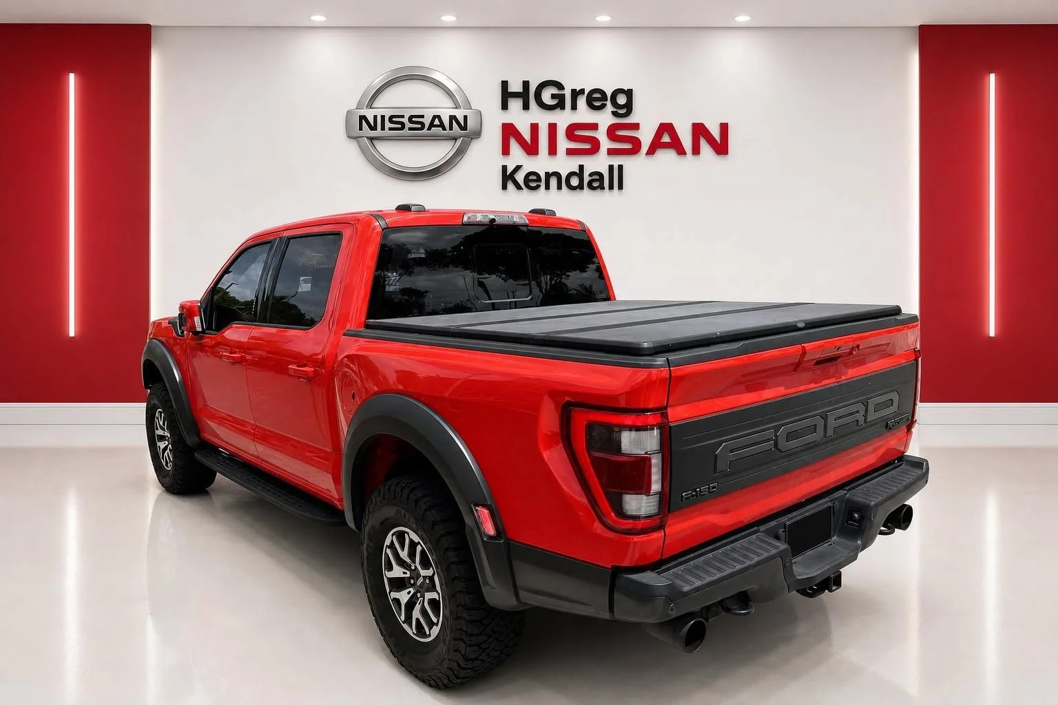Used 2022 Orange Ford Raptor image 2