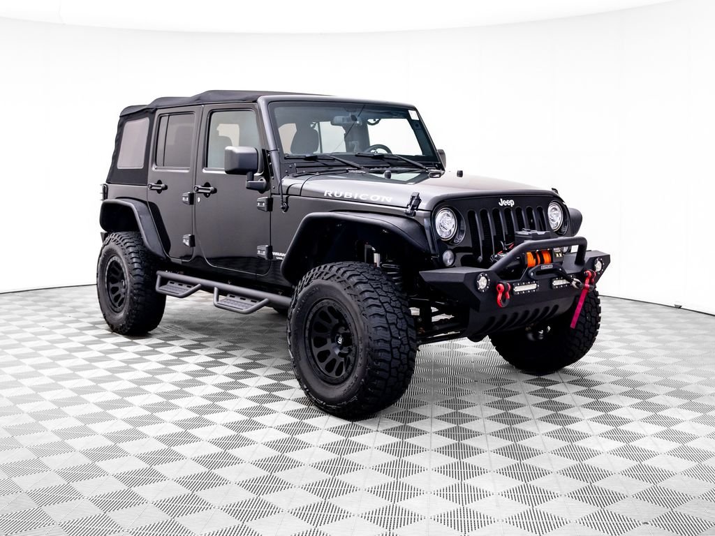 Used 2017 Black Clearcoat Jeep Unlimited Rubicon image 9
