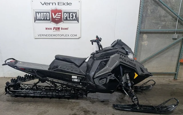 2025 Polaris 650 RMK SP 155 Shadow Gray / Gloss Black 650 Mirage Gray Gloss Black