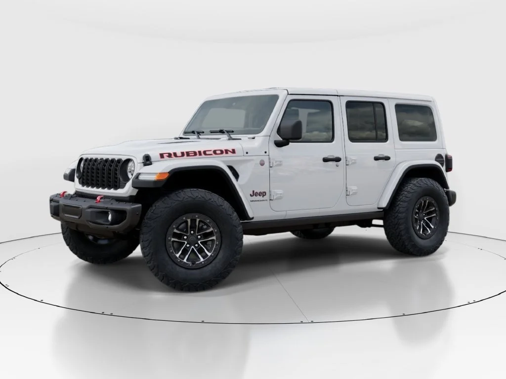 New 2027 Bright White Clear-Coat Paint Jeep Rubicon X image 2