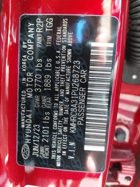 Certified Used 2023 Red Hyundai SEL image 5