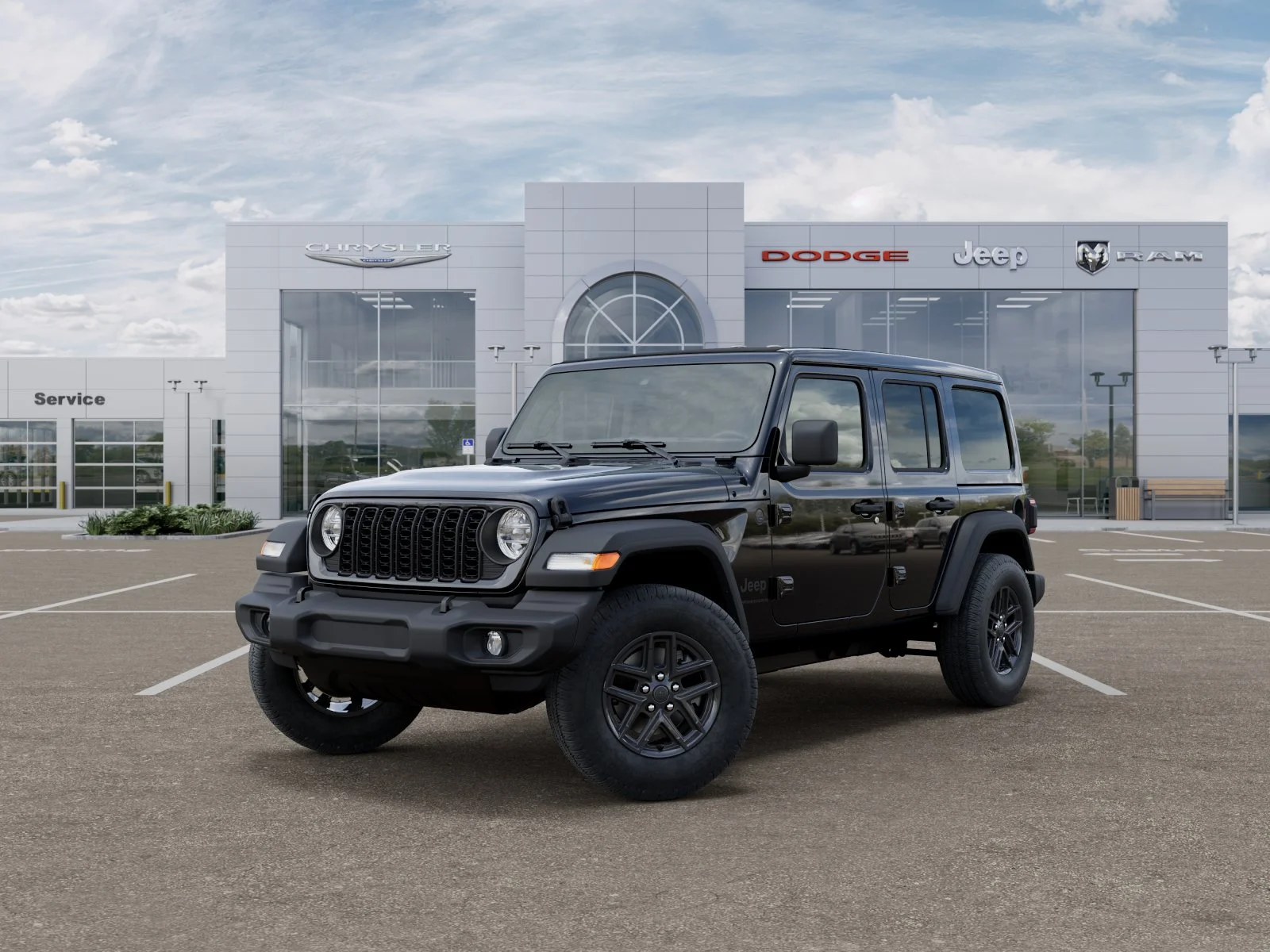 New 2026 Black Clear-Coat Exterior Paint Jeep Sport S image 27