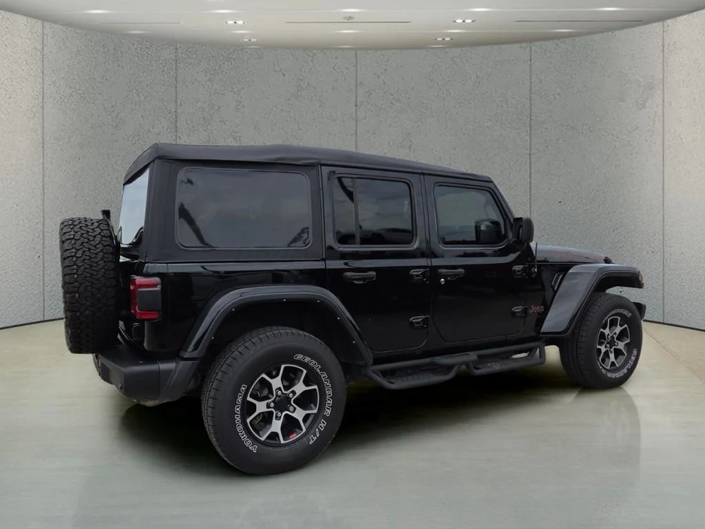 Used 2021 Black Clearcoat Jeep Unlimited Rubicon image 3