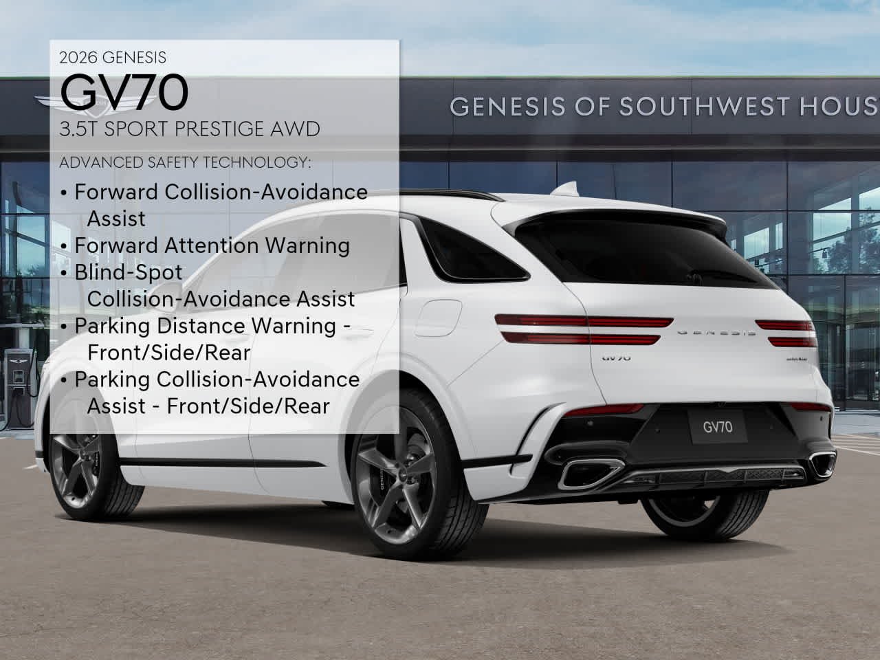 Used 2026 Alta White Genesis 3.5T Sport Prestige image 7