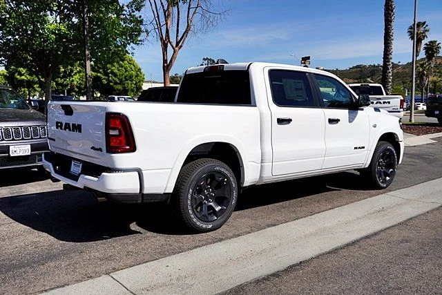 New 2026 Bright White Clear-Coat Exterior Paint RAM Big Horn Night Edition image 8