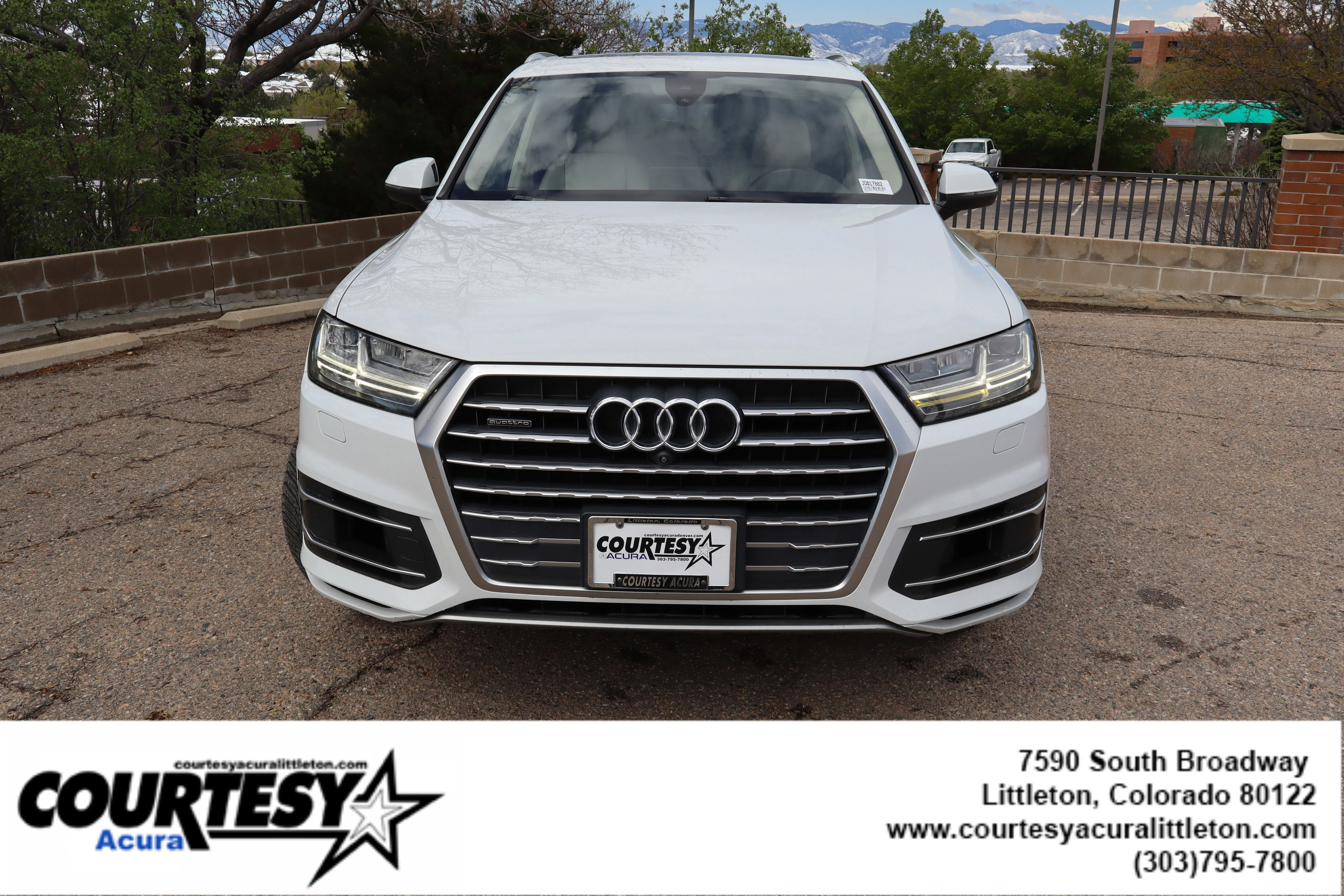 Used 2018 White Audi Premium Plus image 2