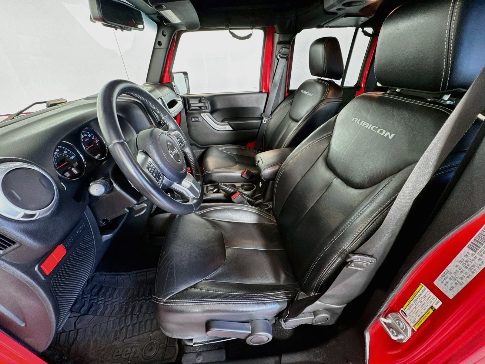 Used 2016 Firecracker Red Clearcoat Jeep Rubicon Hard Rock image 5