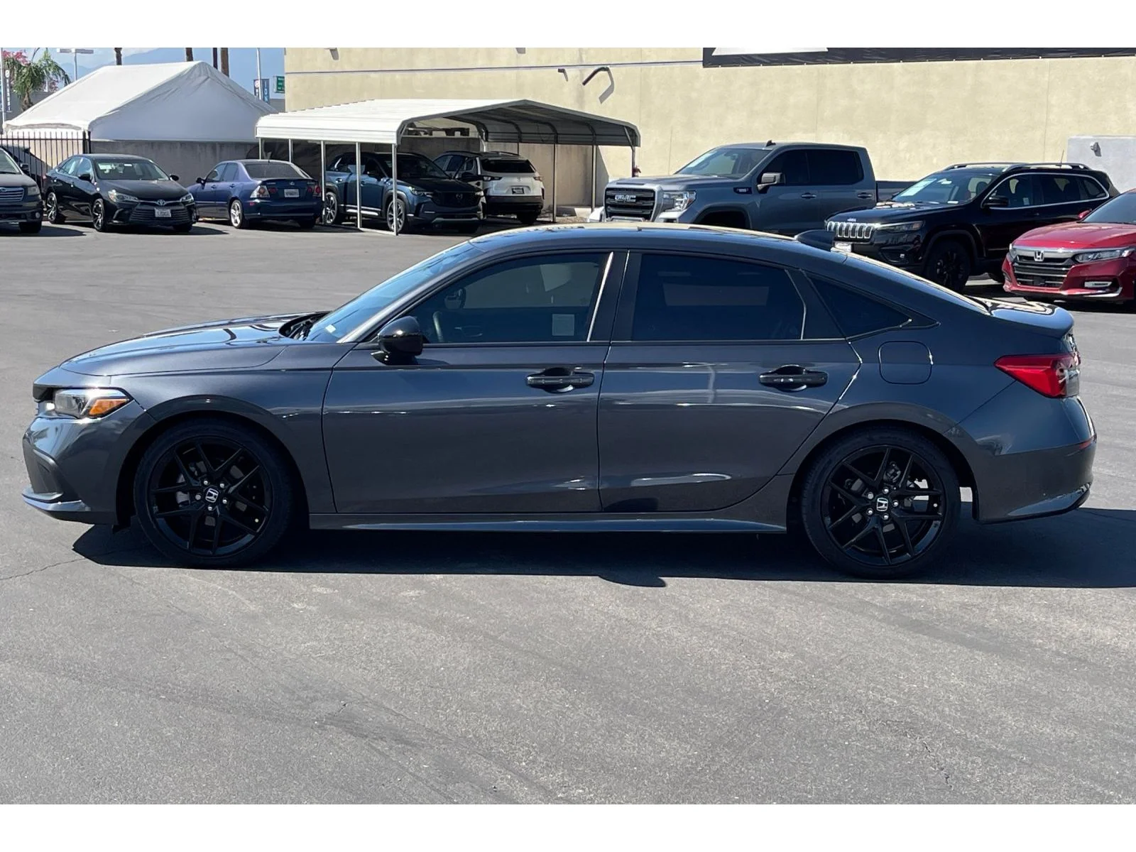 Certified Used 2024 Meteorite Gray Metallic Honda 2.0L 4D SPORT image 2