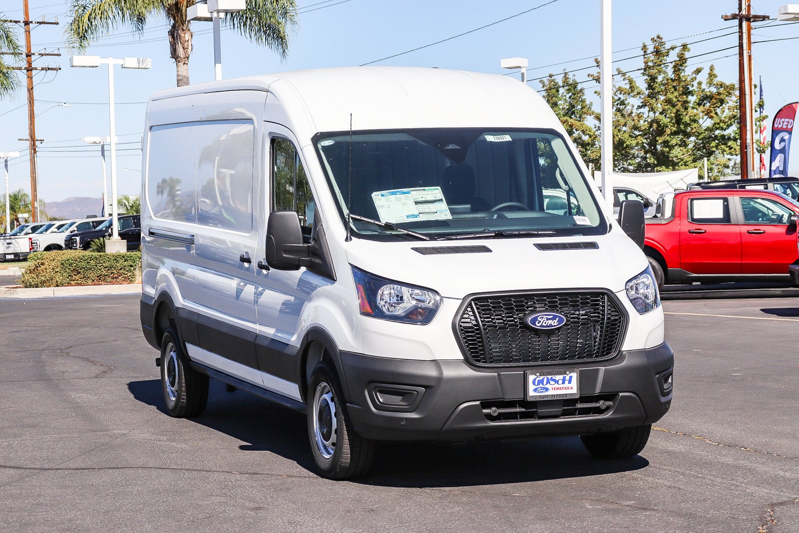 New 2027 Oxford White Ford Cargo Van image 3